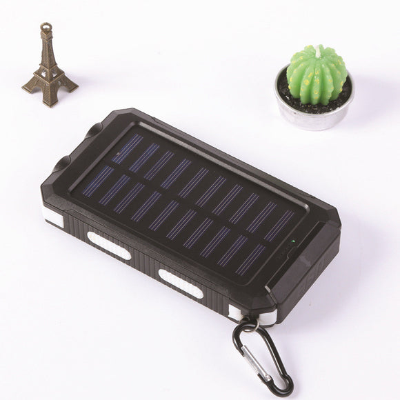 Batería Solar Portátil 20000mAh Resistente al Agua con Brújula