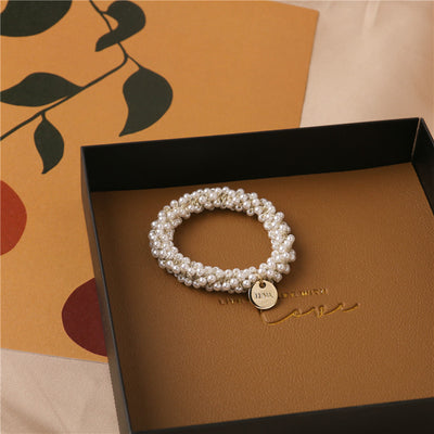 Diadema Elegante con Cristales de Perla para Mujer - Image 10