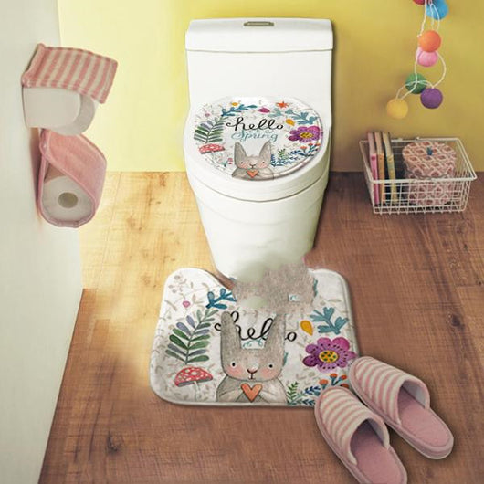 Tapete Antideslizante en U para Baño con Diseño Infantil - Image 9