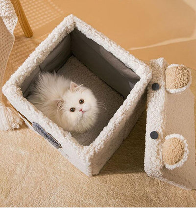 Casa Cama Plegable para Perros Cuatro Estaciones - Desmontable y Lavable - Image 14