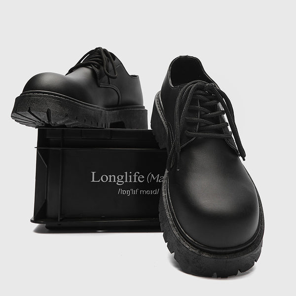 Zapatos Casuales Británicos para Hombre con Suela Elevada