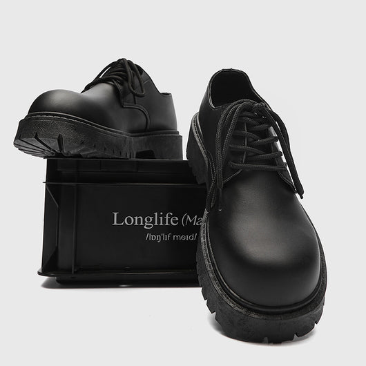 Zapatos Casuales Británicos para Hombre con Suela Elevada - Image 2