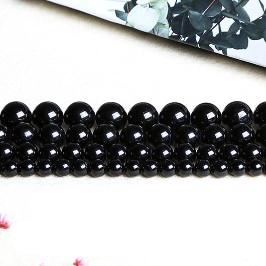 Pulsera de Cuentas de Turmalina - Cuentas Redondas Semielaboradas - Image 2