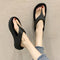 Flip Flops Women's Summer 2021 New Fashion Sliding Beach Shoes Negro 35to36