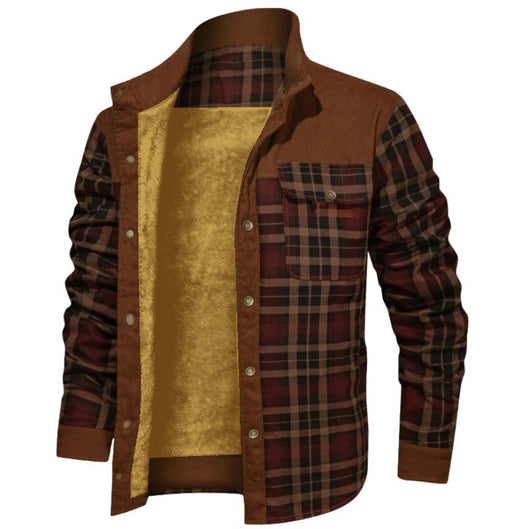 Chaqueta Camisa Cuadros Dragon con Tejido Reforzado - Image 8