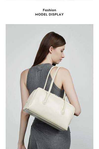 Bolso Boston de Cuero Genuino para Mujer - Portátil y Elegante - Image 22