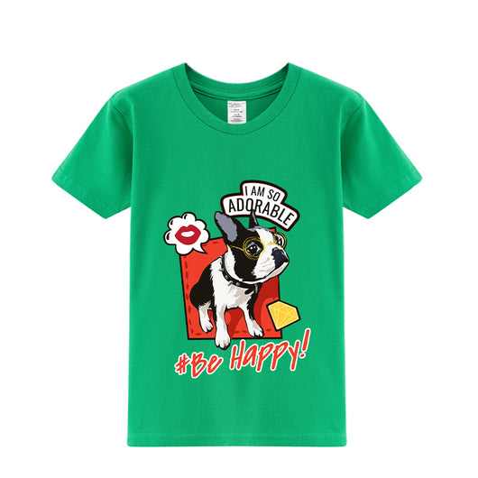 Playera Bulldog Francés Estampado Verano Manga Media - Image 10