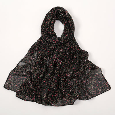 Pañuelo Ligero de Gasa Estampado Floral para Primavera y Verano - Image 15