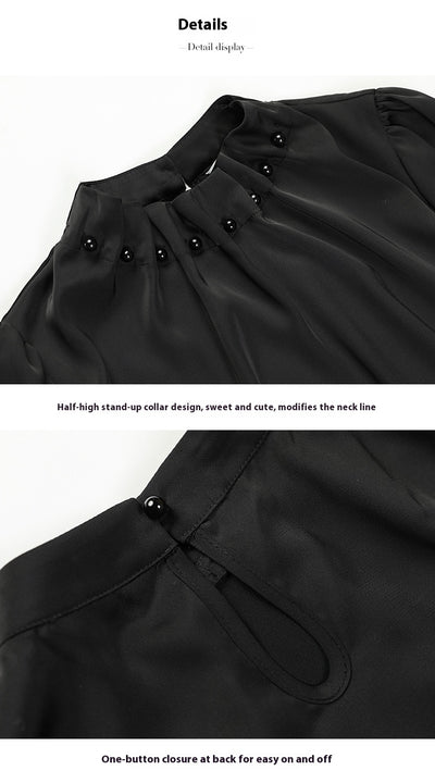 Camisa Negra Elegante de Alta Calidad - Image 9