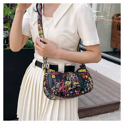Bolsa de Hombro Messenger con Diseño de Letra de Moda - Image 29