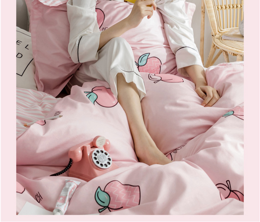 Juego de Cama Coreano Twill de 4 Piezas - Image 10