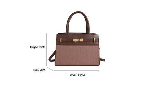 Bolsa Crossbody Retro con Bloques de Color - Image 9