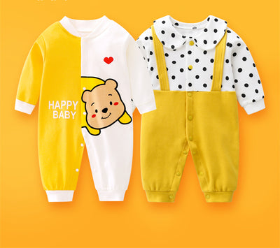 Conjunto de 2 Piezas Mameluco Manga Larga para Bebé Recién Nacido Verano - Image 56