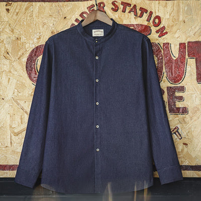 Chamarra Casual Cuello Redondo Manga Larga Retro para Hombre Otoño - Image 10