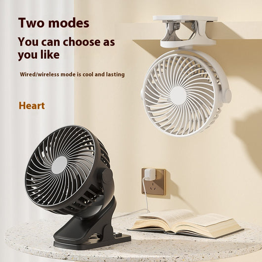 Ventilador Portátil USB Silencioso con Carga - Ideal para Estudiantes y Oficina