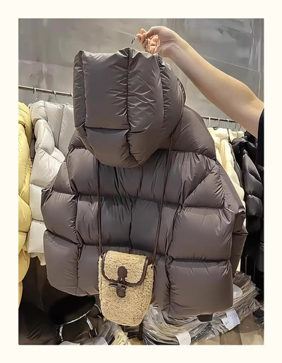 Chaqueta Acolchada Suelta Estilo Coreano en Algodón - Image 11