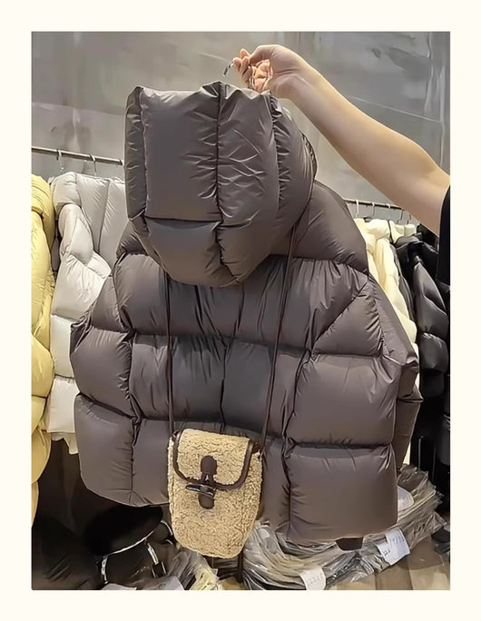 Chaqueta Acolchada Suelta Estilo Coreano en Algodón - Image 11