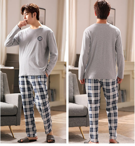 Pijama Casual Talla Grande Hombre Primavera Verano Tela Ligera - Image 26