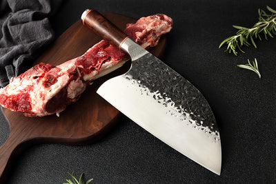 Cuchillo de Cocina Forjado con Acabado Martillado - Image 14