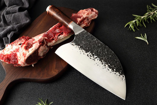 Cuchillo de Cocina Forjado con Acabado Martillado - Image 14