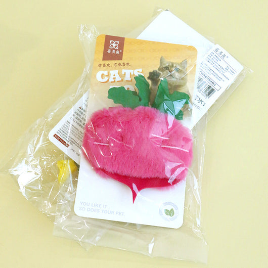 Juguete Interactivo de Vegetales con Sonajero para Gatos - Image 3