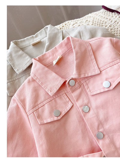 Conjunto Abrigo y Falda Estilo Coreano para Niñas - Image 14