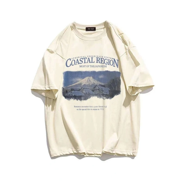 Camiseta Gráfica Snow Mountain para Hombre - Algodón Premium - Image 6