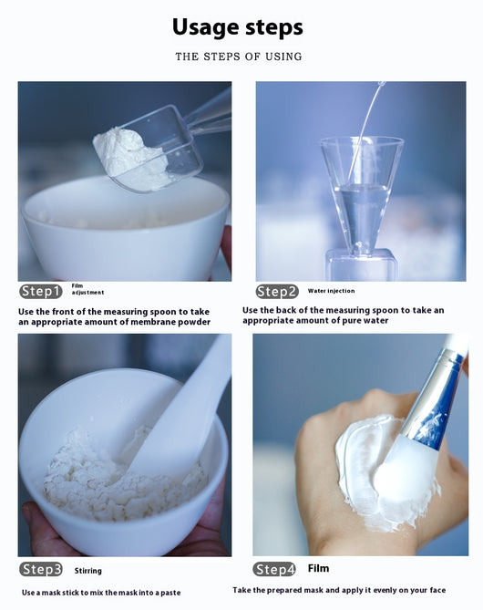 Kit Profesional de Mascarilla Facial de Silicona con Brocha y Escala de Medición - Image 35