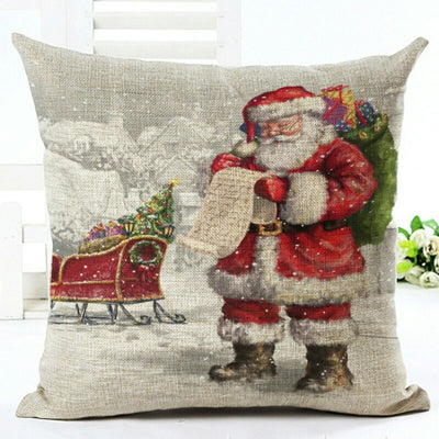 Funda de Almohada Navideña con Diseño de Papá Noel - Image 6