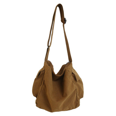 Bolsa de Lona Cruzada Minimalista para Literatura y Arte - Image 15