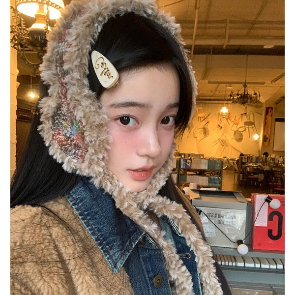 Protectores de Orejas Vintage Cálidos para Invierno - Diseño Adorable Anti-Congelamiento