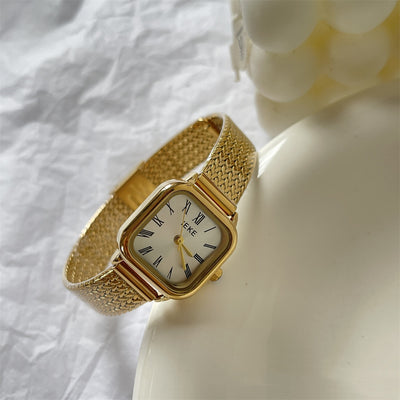 Reloj de Cuarzo Mujer Estilo Romano Retro Acero Inoxidable - Image 13