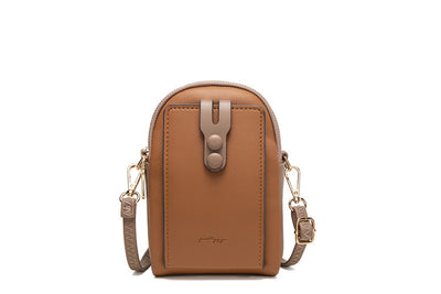 Bolso Bandolera Vertical Compacto para Celular con Cierre de Cremallera - Image 4