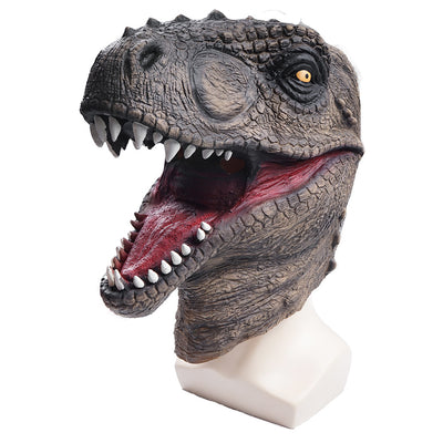 Máscara de Dinosaurio Látex Tiranosaurio para Fiestas, Escuela y Representaciones - Image 5