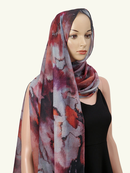 Pañuelo Protector Solar Estampado Acuarela - Diseño Otoño Verano - Image 22