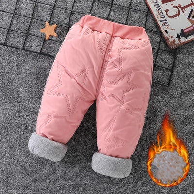 Pantalones de Algodón para Niños y Niñas con Forro Térmico Triple Capa - Image 20