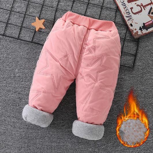 Pantalones de Algodón para Niños y Niñas con Forro Térmico Triple Capa - Image 20