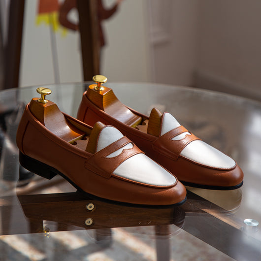 Zapatos Casuales de Cuero Champagne para Hombre - Estilo Moderno - Image 3