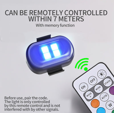 Luz de Advertencia LED para Motocicleta con Control Remoto Inalámbrico - Image 17