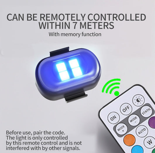 Luz de Advertencia LED para Motocicleta con Control Remoto Inalámbrico - Image 17