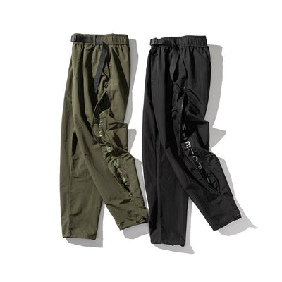 Pantalones Casuales Hombre Corte Entallado con Estampado y Cierre - Image 10