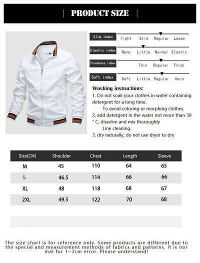 Chaqueta Deportiva de Color Sólido para Primavera y Otoño - Image 7