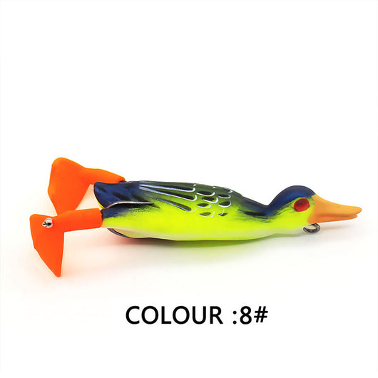 Señuelo Pato Flotante 9.5cm con Aletas Giratorias - Cebo Realista - Image 38