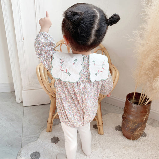 Blusa Infantil Floral Manga Larga para Niña - Image 2