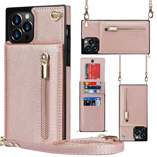 Cartera Messenger de Cuero PU para Mujer con Compartimento para Teléfono - Image 7
