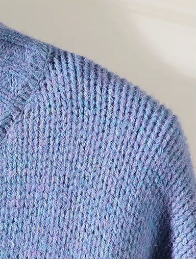 Suéter Cuello Redondo Hombre Estilo Coreano Tendencia Otoño - Image 11