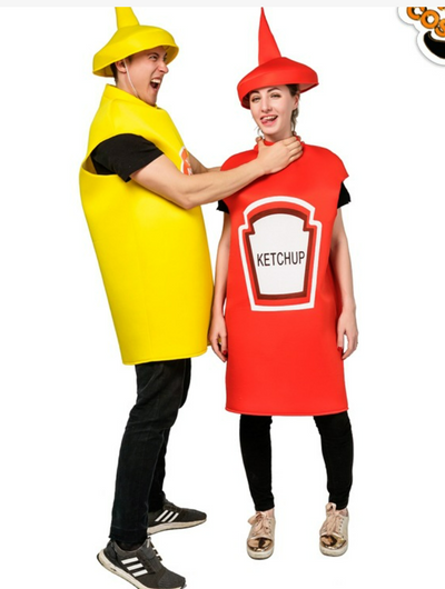 Disfraz de Pareja Salsa de Tomate y Mostaza para Adultos - Image 5