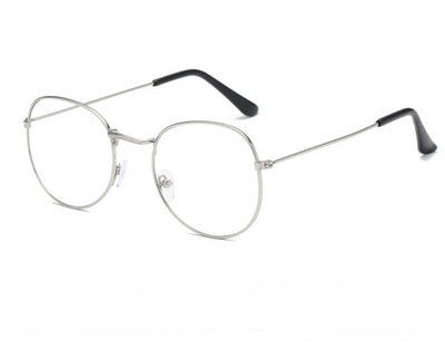 Gafas Retro Coreanas de Marco Pequeño con Espejo Plano y Metal - Image 8