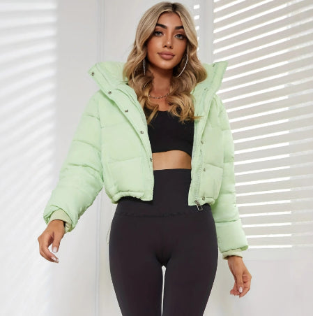 Abrigo de Algodón Holgado para Mujer - Estilo Casual Versátil - Image 17