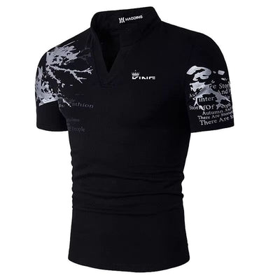 Camisa de Manga Corta con Estampado Digital para Hombre - Image 11